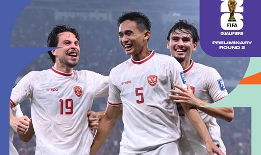 Tuyển Indonesia lần đầu tiên vào vòng loại thứ ba World Cup khu vực châu Á. Ảnh: Asian Cup