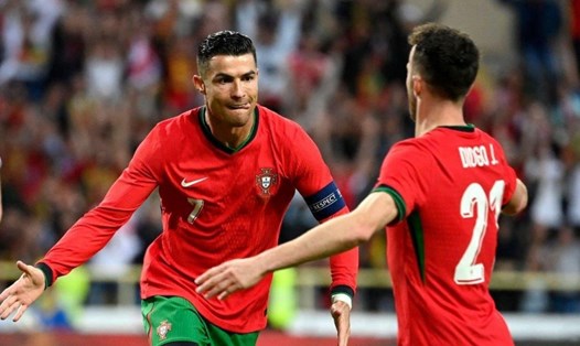 Cristiano Ronaldo đã ghi 896 bàn trong sự nghiệp. Ảnh: LĐBĐ Bồ Đào Nha