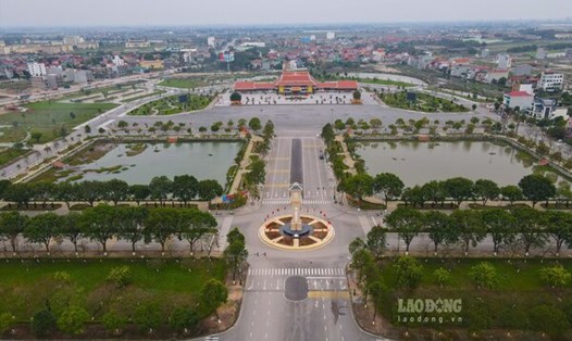 Khu trung tâm thị xã Thuận Thành ngày ngay. Ảnh: Vân Trường