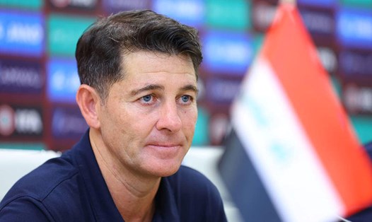 Huấn luyện viên Jesus Casas của đội tuyển Iraq. Ảnh: IFA