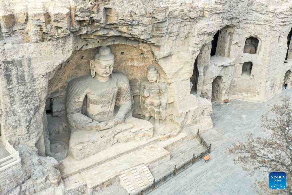 Khu du lịch hang đá Vân Cương là một trong những địa điểm thu hút nhất miền Bắc Trung Quốc. Ảnh: Xinhua