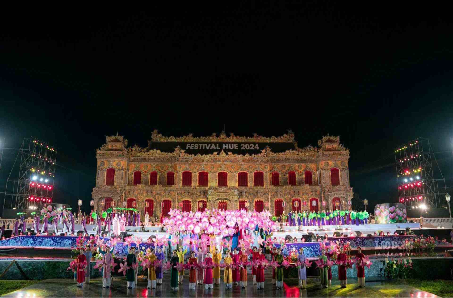 Tuần lễ Festival Nghệ thuật Quốc tế Huế sẽ chính thức bế mạc tại điện Kiến Trung trong tối 12.6. Ảnh: Nguyễn Luân.