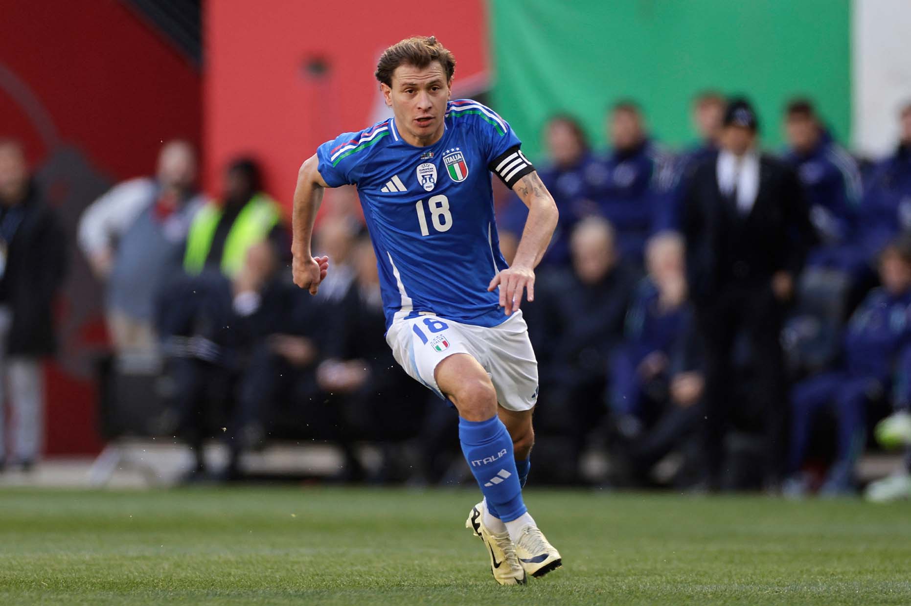 Nicolo Barella được coi là hạt nhân của Italy tại EURO 2024. Ảnh: AFP