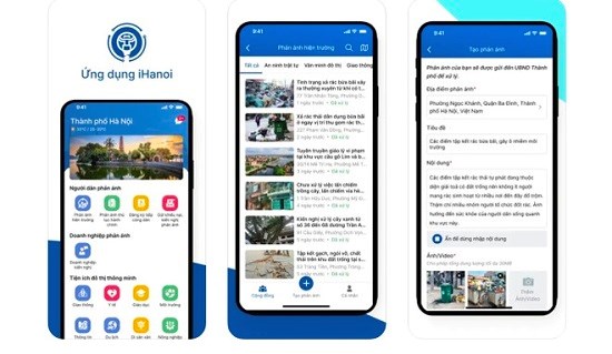 Ra mắt ứng dụng Công dân Thủ đô số iHaNoi với nhiều tiện ích