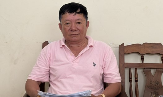 Ông Đàm Ngọc Đức khiếu kiện quyết định hành chính của UBND TP Nha Trang. Ảnh: Hữu Long