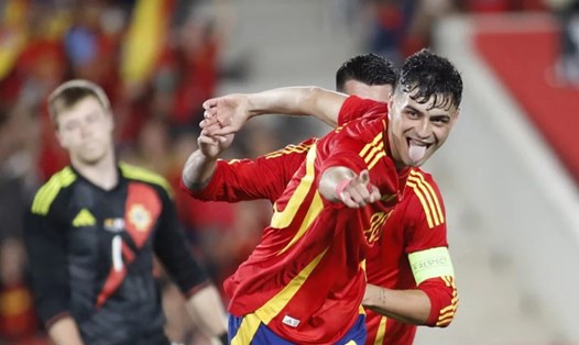 Đội tuyển Tây Ban Nha đặt kỳ vọng lớn với Pedri tại EURO 2024. Ảnh: AFP
