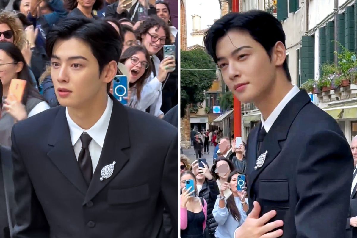 Cha Eun Woo tham dự tiệc tối của Chaumet ở Ý. Ảnh: Instagram