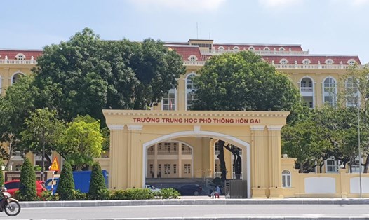 Trường THPT Hòn Gai, TP.Hạ Long. Ảnh: Nguyễn Hùng