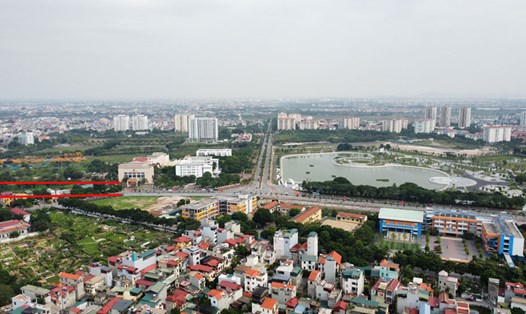 Hình ảnh Khu đô thị mới Việt Hưng, quận Long Biên, Hà Nội. Ảnh: Vĩnh Hoàng