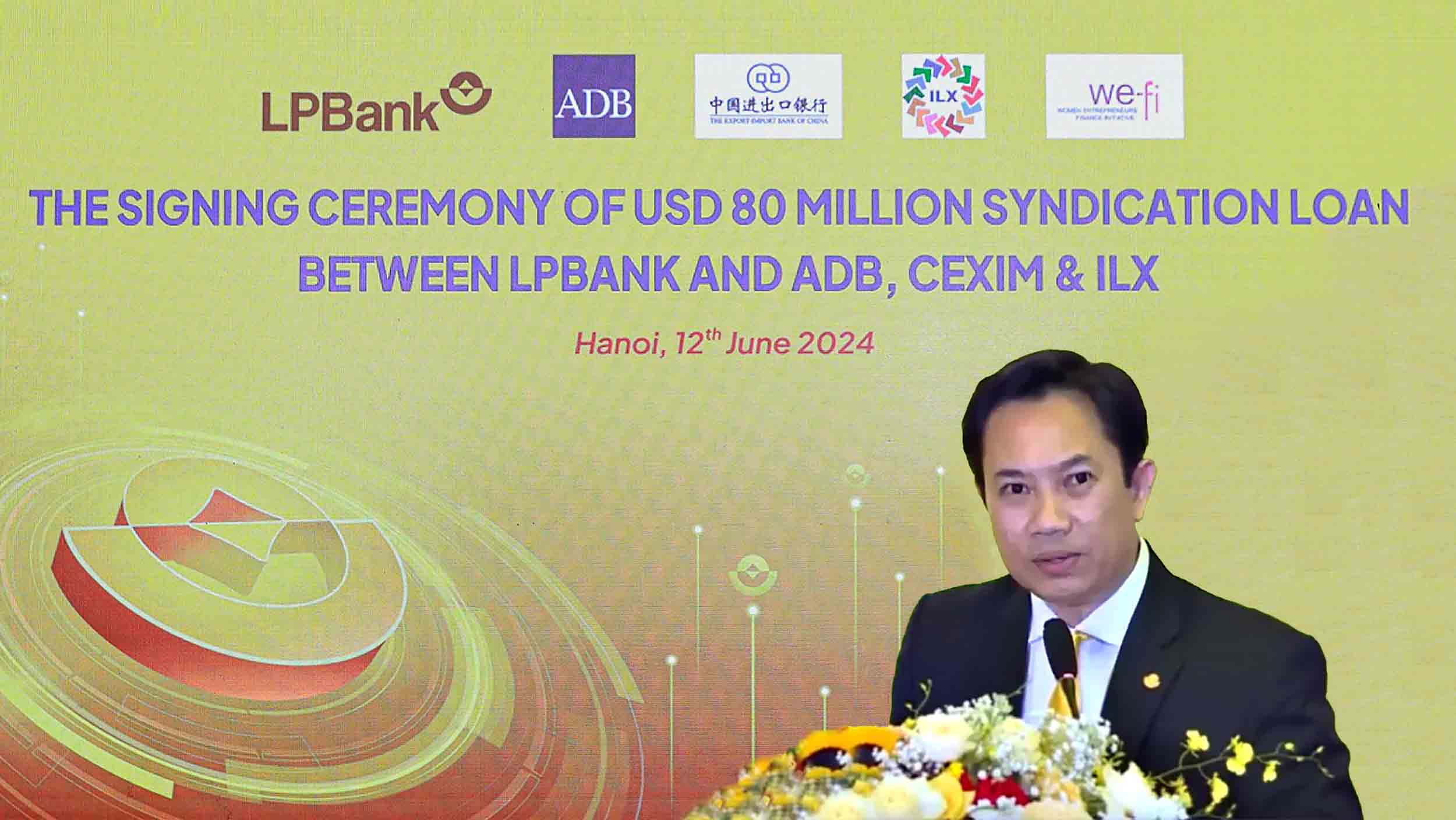 Ông Lê Minh Tâm - Phó Chủ tịch Thường trực HĐQT LPBank phát biểu tại sự kiện
