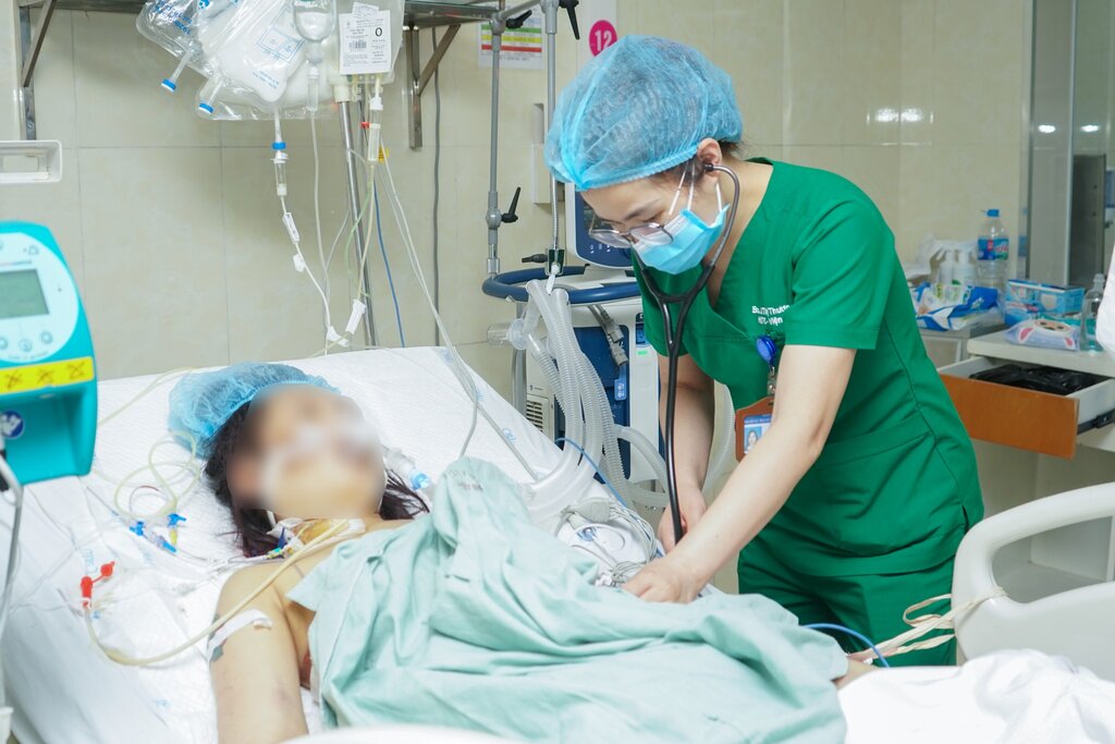 Người bệnh được cấp cứu thành công. Ảnh: BVCC