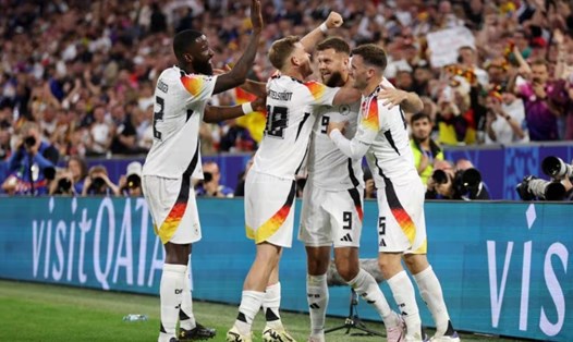 Đội tuyển Đức khiến người hâm mộ nước nhà hài lòng với màn ra quân ấn tượng tại EURO 2024. Ảnh: UEFA