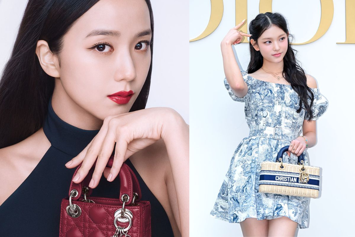 Jisoo (Blackpink), Haerin (NewJeans) là đại sứ Dior. Ảnh: Instagram