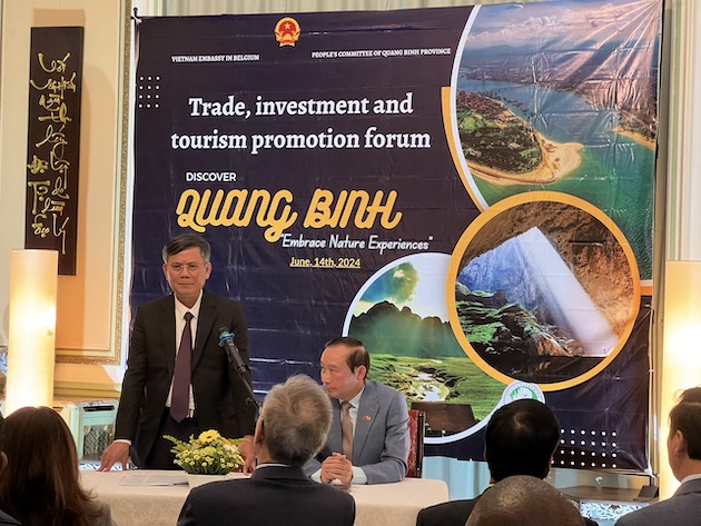 Quảng Bình tổ chức Hội nghị xúc tiến đầu tư và du lịch tại Bỉ. Ảnh: A. Nguyên