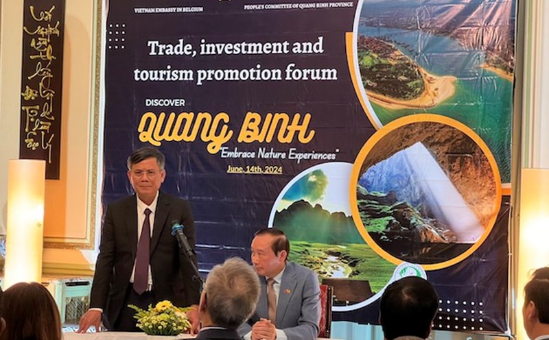 Quảng Bình tổ chức Hội nghị xúc tiến đầu tư và du lịch tại Bỉ. Ảnh: A. Nguyên