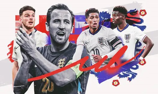 Hàng công của đội tuyển Anh có thể được đánh giá mạnh nhất tại EURO 2024. Ảnh: GOAL