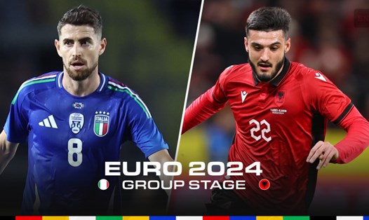 Italy đối đầu Albania tại bảng B EURO 2024.  Ảnh: Sporting News 