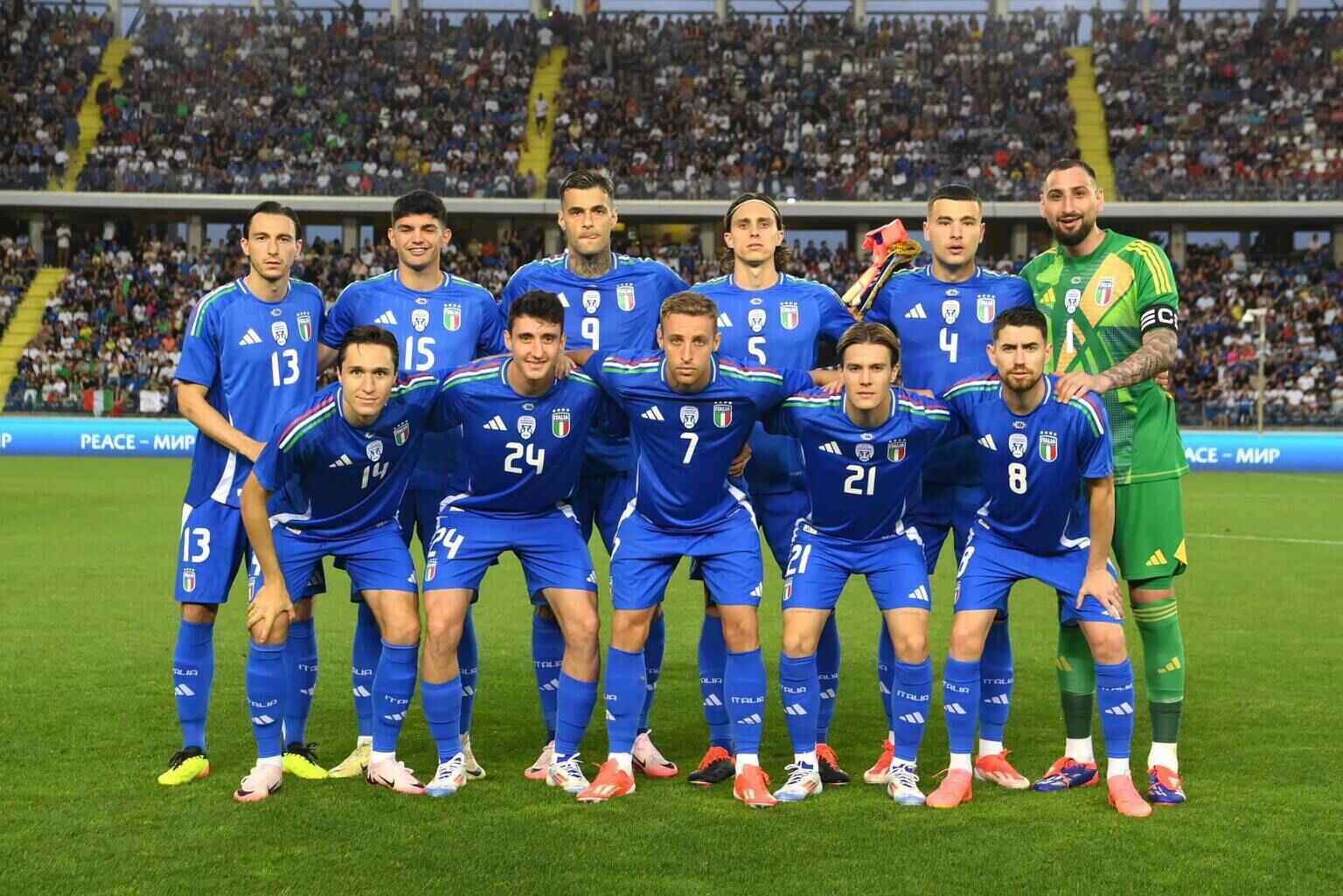 Đội tuyển Italy dự EURO 2024 với tư cách đương kim vô địch.  Ảnh: LĐBĐ Italy 