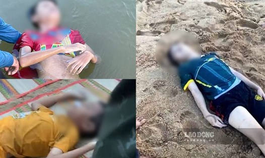 3 thiếu niên ở Phú Yên tử vong do đuối nước được phát hiện vào chiều 15.6. Ảnh: Minh Hằng