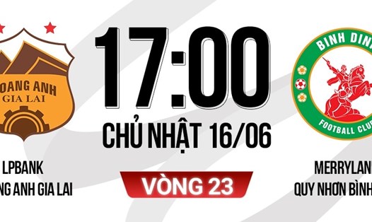 Hoàng Anh Gia Lai tiếp đón Bình Định tại vòng 23 V.League 2023-2024. Ảnh: FPT Play