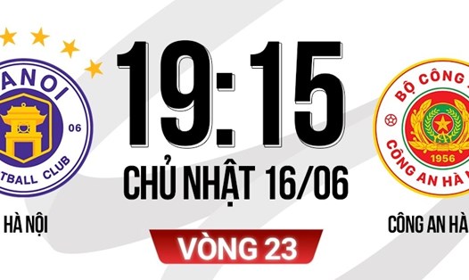 Hà Nội FC đối đầu Công an Hà Nội tại vòng 23 V.League. 