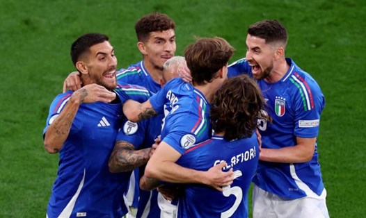 Tuyển Italy là đội đầu tiên phải lội ngược dòng để giành 3 điểm tại EURO 2024. Ảnh: UEFA
