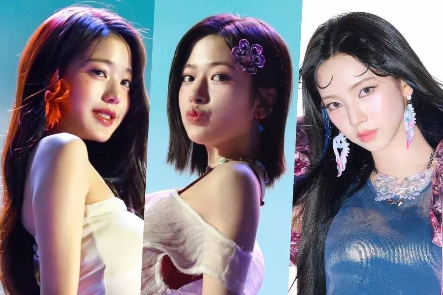 Jang Won Young, Yu Jin, Karina là 3 nữ thần tượng Kpop hot nhất tháng 6. Ảnh: Soompi
