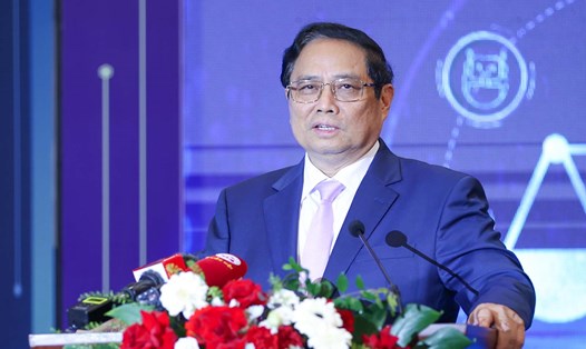 Thủ tướng Chính phủ Phạm Minh Chính phát biểu tại hội nghị. Ảnh: VGP