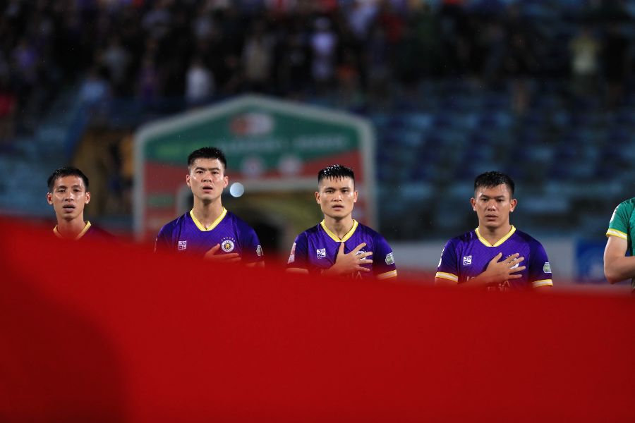Tối 16.6, Hà Nội FC và Công an Hà Nội so tài ở trận cầu tâm điểm tại vòng 23 Night Wolf V.league 2023-2024.