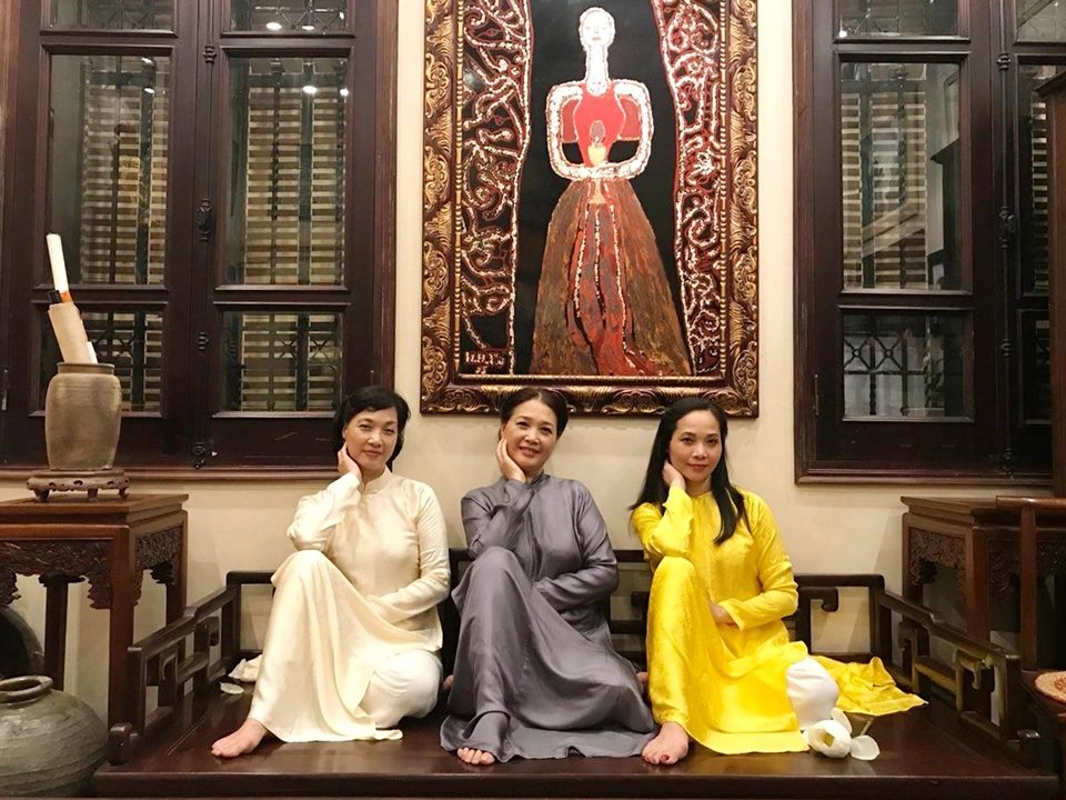 Ba chị em Lê Khanh, Lê Vân và Lê Vi (từ trái qua phải). Ảnh: Facebook nhân vật