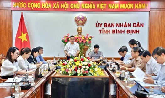 Kiểm tra văn bản quy phạm pháp luật theo địa bàn tại tỉnh Bình Định. Ảnh: Bộ Tư pháp
