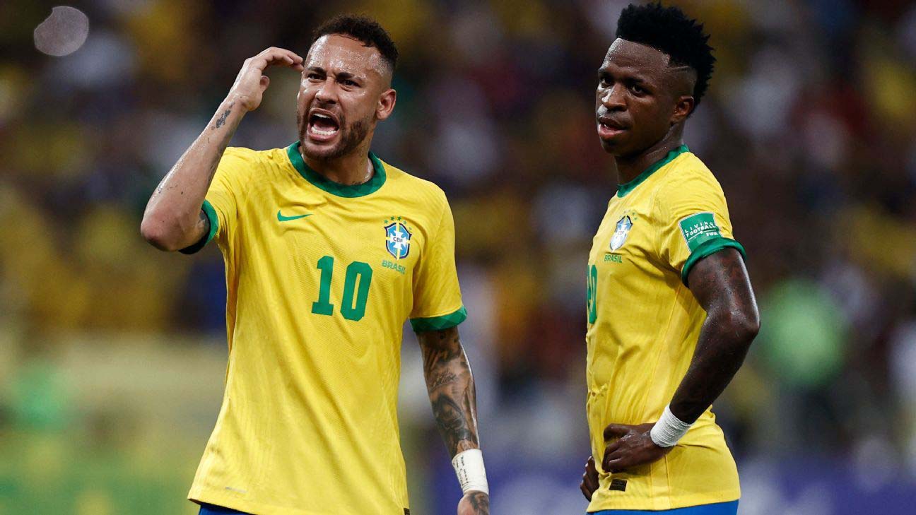 Vinicius Jr sẽ trở thành đầu tàu tại tuyển Brazil thay cho Neymar trong chiến dịch chinh phục chức vô địch Copa America. Ảnh: ESPN