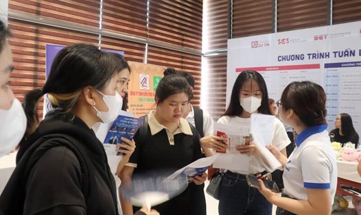Hơn 5.000 cơ hội việc làm cho sinh viên Đà Nẵng tại Tuần lễ việc làm 2024. Ảnh: Nguyễn Linh