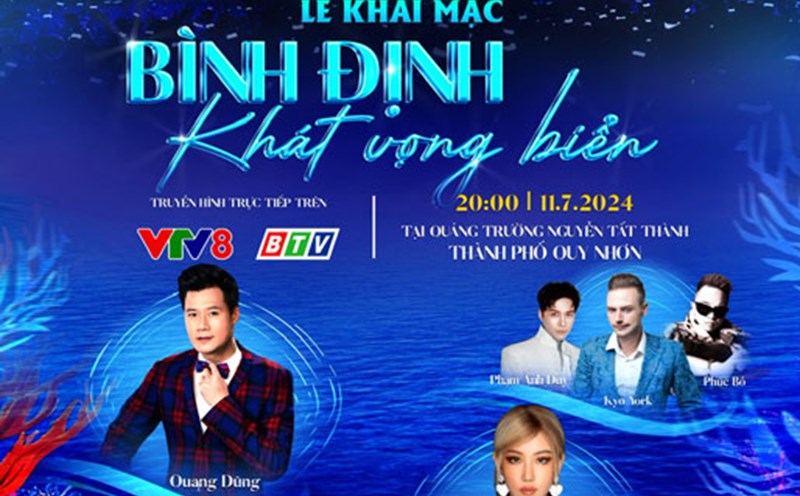 Poster giới thiệu chương trình khai mạc.