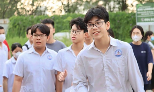 Các trường THPT trên địa bàn tỉnh Thái Nguyên lần lượt công bố điểm chuẩn vào lớp 10 năm học 2024 - 2025. Ảnh: Minh Hà