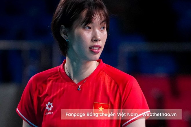 Thanh Thúy trở lại tập luyện cùng tuyển bóng chuyền nữ Việt Nam. Ảnh: Bóng chuyền Việt Nam