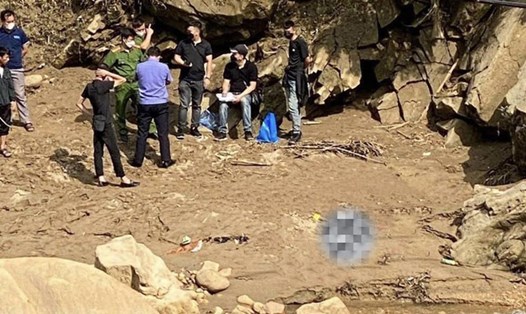 Khu vực phát hiện thi thể nạn nhân tại xã Tả Van, thị xã Sa Pa, tỉnh Lào Cai. Ảnh: Người dân cung cấp
