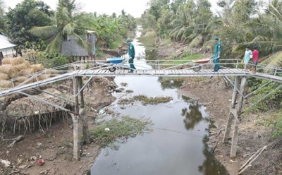 Nhiều hoạt động dân sinh thiết thực trong chương trình Tết quân dân. Ảnh: Phương Vũ