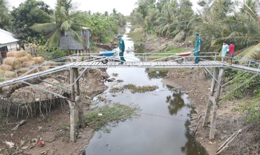 Nhiều hoạt động dân sinh thiết thực trong chương trình Tết quân dân. Ảnh: Phương Vũ