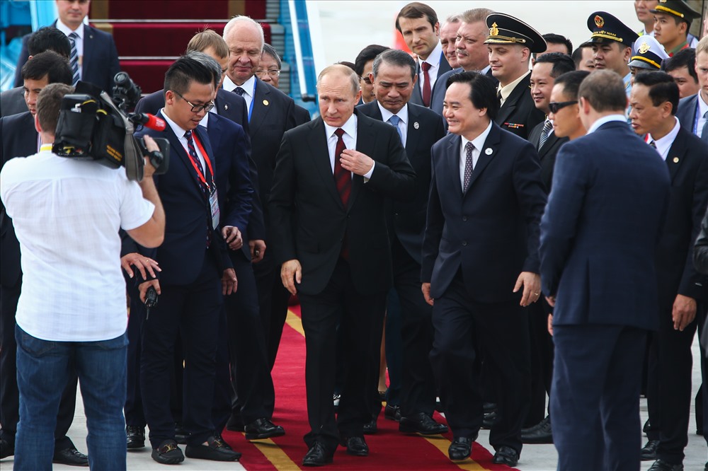 Tổng thống Nga Vladimir Putin tham dự APEC 2017 tại Đà Nẵng. Ảnh: Sơn Tùng