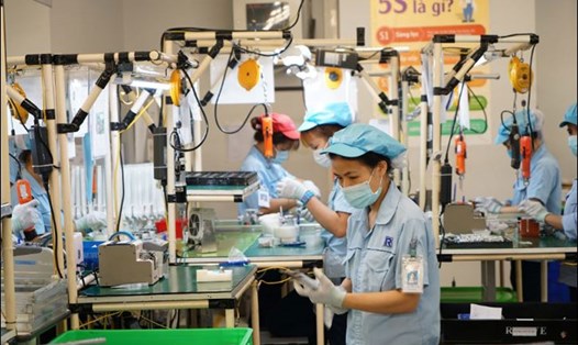Ngành chế biến, chế tạo tăng trưởng 7,0% so với cùng kỳ năm trước.