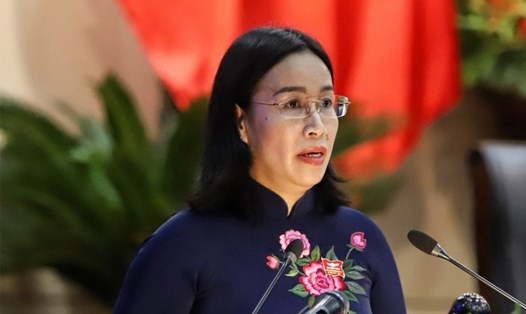 Bà Nguyễn Thị Anh Thi được bầu làm Phó Chủ tịch UBND TP Đà Nẵng. Ảnh: VOV