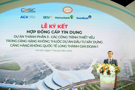 Ông Nguyễn Thanh Tùng – Tổng Giám đốc Vietcombank phát biểu tại Lễ ký kết. Ảnh: Vietcombank