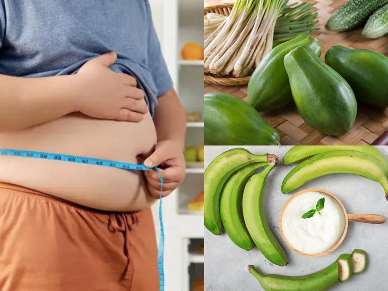 Một số loại trái cây chứa tinh bột kháng giúp giảm cân, mỡ nội tạng. Đồ họa: Hạ Mây