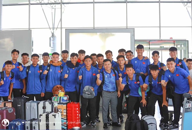 U16 Việt Nam lên đường dự giải U16 Đông Nam Á 2024