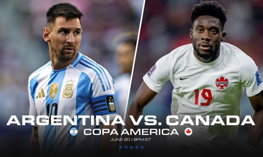 Argentina đối đầu Canada tại bảng A Copa America 2024.  Ảnh: Sporting News 