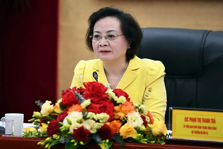 Bộ trưởng Bộ Nội vụ Phạm Thị Thanh Trà. Ảnh: Hoàng Hà
