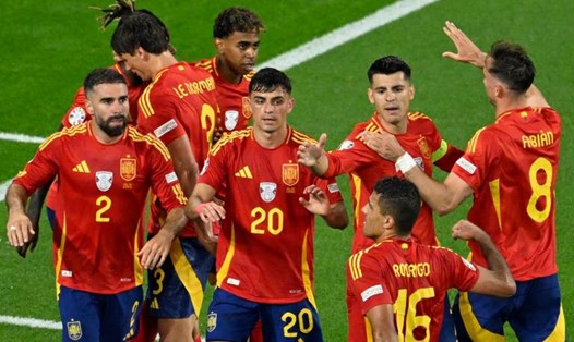 Tuyển Tây Ban Nha thắng trận thứ hai liên tiếp và chưa thủng lưới lần nào. Ảnh: UEFA