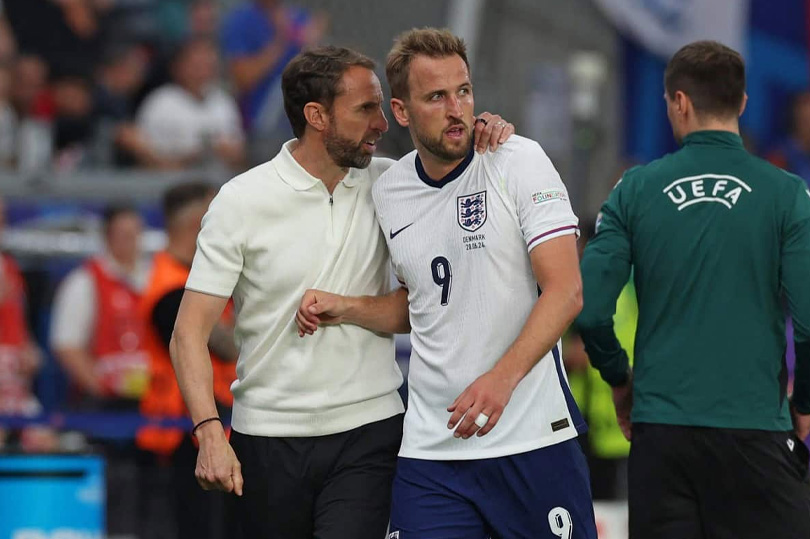 Rất hiếm khi thấy Harry Kane bị thay ra trong thời điểm đội tuyển Anh chưa có kết quả tốt. Ảnh: AFP