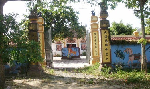 Di tích Quốc gia nhà thờ chí sĩ Trịnh Khắc Lập, ở làng Hương Hòa, xã Xuân Thành.